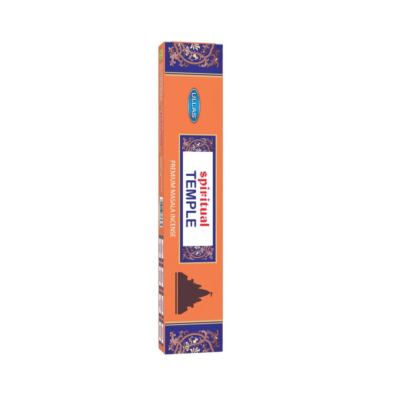 Ullas Spiritual Temple Agarbathi Premium Masala Incense Sticks with Woody Fragrance , 180 Incense Sticks - Image 4